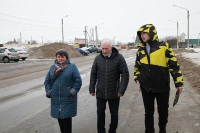 Депутаты проверили гарантийные участки дорог в Московском районе Рязани