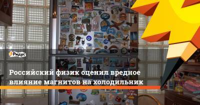 Российский физик оценил вредное влияние магнитов на холодильник