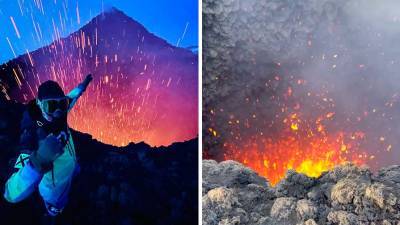 «Адреналин перевесил страх»: авторы видео с Камчатки рассказали о восхождении на извергающийся вулкан