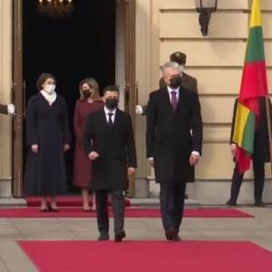 В Киеве началась встреча Зеленского с президентом Литвы