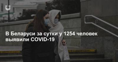 В Беларуси за сутки у 1254 человек выявили COVID-19
