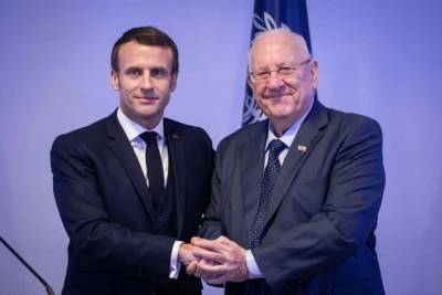 Ривлин призывает Францию поддержать Израиль и выступить против МУС и мира