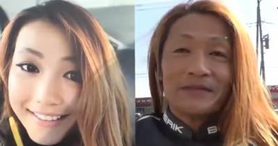 Красивая байкерша из Японии оказалась 50-летним мужчиной (фото, видео)