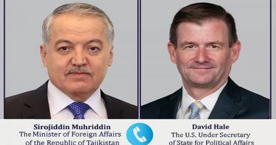 Сироджиддин Мухриддин провел телефонный разговор с заместителем госсекретаря США