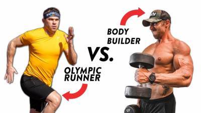 Олимпийский бегун бросил вызов бодибилдеру: кто из них пройдет испытания фитнесом – видео