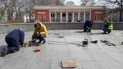 Одесские фонтаны начали готовить к запуску