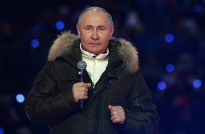 Владимир Путин поздравил граждан с годовщиной воссоединения Крыма с Россией