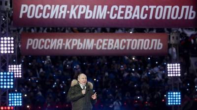 Путин назвал Крым святой для России землей