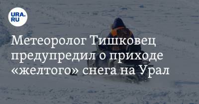 Метеоролог Тишковец предупредил о приходе «желтого» снега на Урал