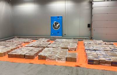 В порту Роттердама полиция нашла 4 тонны кокаина