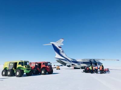 Самолёты компании «Волга-Днепр» доставили в Антарктиду более 200 тонн грузов