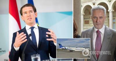 Канцлер Австрии Себастьян Курц воспользовался самолетом Дмитрия Фирташа – СМИ