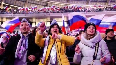 Путин поздравил россиян с годовщиной воссоединения с Крымом и Севастополем