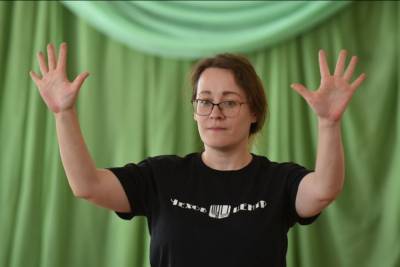Актриса Чехов-центра Наталья Шаркова провела мастер-классы в Поронайске