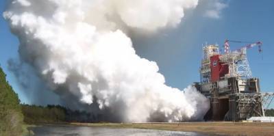 В США успешно испытали двигатели ракеты экспедиции NASA для полета на Луну - ТЕЛЕГРАФ