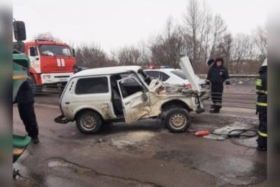 Появились подробности аварии с «Нивой» на Северной окружной в Рязани