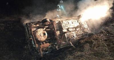 Погиб на глазах хозяина машины: водитель, заживо сгоревший под Правдинском, угнал автомобиль