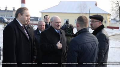 Лукашенко улетел на Гродненщину
