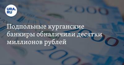 Подпольные курганские банкиры обналичили десятки миллионов рублей