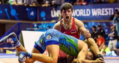 Теванян победил в финале азербайджанского борца и выиграл путевку на Олимпиаду - видео