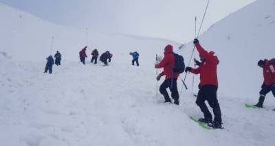 Лыжника похоронило под лавиной у зимнего курорта Гудаури