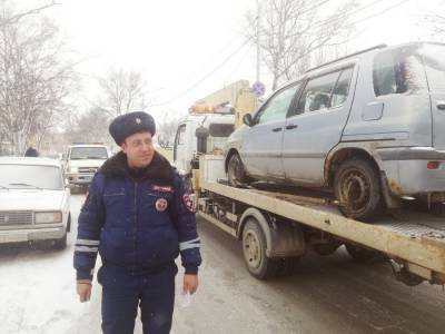 ГИБДД в Южно-Сахалинске жестко взялась за эвакуацию