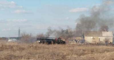 На Донбассе подорвался грузовик ВСУ