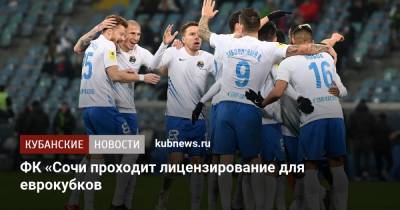 ФК «Сочи» проходит лицензирование для еврокубков
