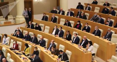 "Грузинская мечта" и "Граждане" представили парламенту свой проект избирательной реформы