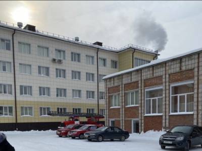 Пожар произошел в Томском техникуме информационных технологий