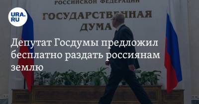 Депутат Госдумы предложил бесплатно раздать россиянам землю