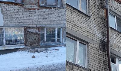 В Тюмени постепенно рассыпается жилой дом на улице Ставропольской