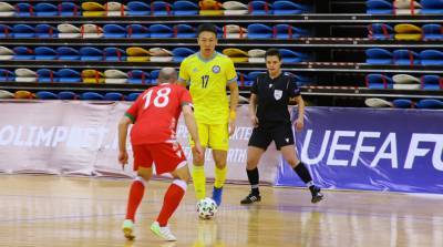 Белорусы проиграли казахстанцам в квалификации ЧЕ по мини-футболу