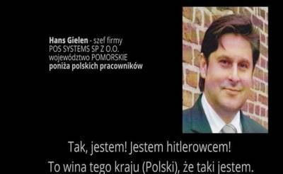 Германский бизнесмен: «Если б не немцы, поляки жили бы в пещерах»