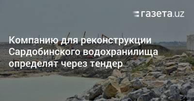 Компанию для реконструкции Сардобинского водохранилища выберут через тендер - gazeta.uz - Узбекистан
