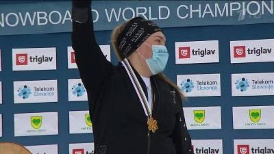 Россиянка София Надыршина победила в параллельном слаломе на Чемпионате мира по сноуборду