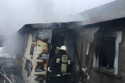 В Оренбурге на улице Тургенева был пожар, погибли два человека