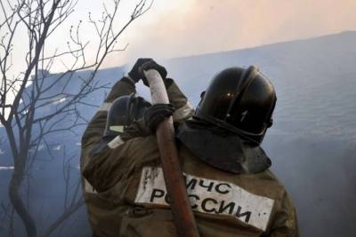 Вечером в Ивановской области сгорел нежилой дом