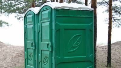 Украинцы ограбили уличный туалет на 100 гривен