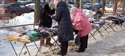 Уличных торговцев в Петрозаводске наказали за незаконную "предпринимательскую деятельность"