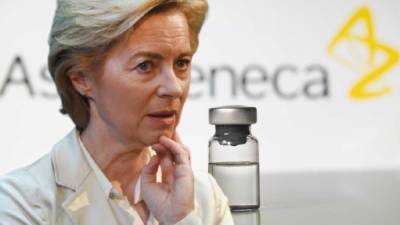Глава Еврокомиссии грозит AstraZeneca санкциями за недопоставку вакцины