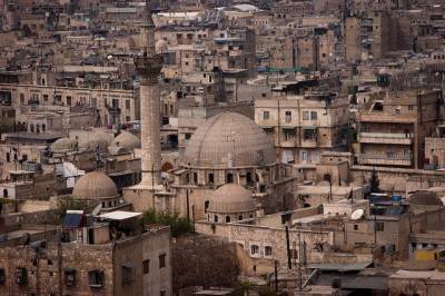 В пригороде Алеппо произошел взрыв на складе аккумуляторов
