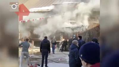 Пожарные ликвидировали возгорание в Измайловском кремле