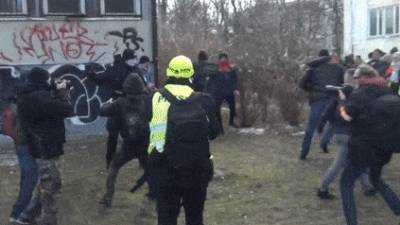 Камни против дубинок и звуковых гранат. В Варшаве двое полицейских пострадали на акции ковид-диссидентов