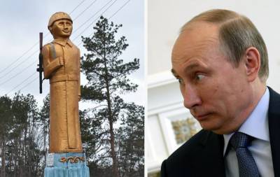Памятник погибшим солдатам сравнили с Путиным: скандал на Житомирщине – фото