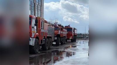 Пожар произошел в шахте рудника в Белгородской области