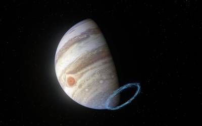 Астрономы впервые зафиксировали на Юпитере мощные стратосферные ветры