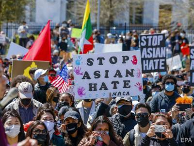 В США прошли акции протеста после расстрела азиатов - gordonua.com - США - Вашингтон - Техас - Сан-Франциско - шт. Джорджия - Сан-Антонио - Нападение