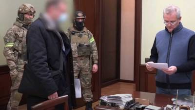Обыск кабинета губернатора Пензенской области Белозерцева попал на видео