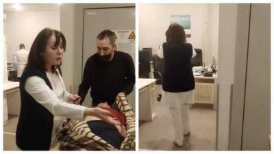 В Харькове пьяный врач принимала пациентов: скандальное видео слили в сеть
